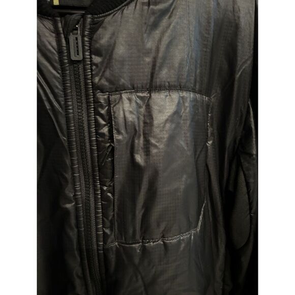 Smartwool Mens Large Smartloft 120 Bomber Jacket Black - Picture 4 of 8